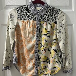 Anthropologie Multicolor Button Down Shirt